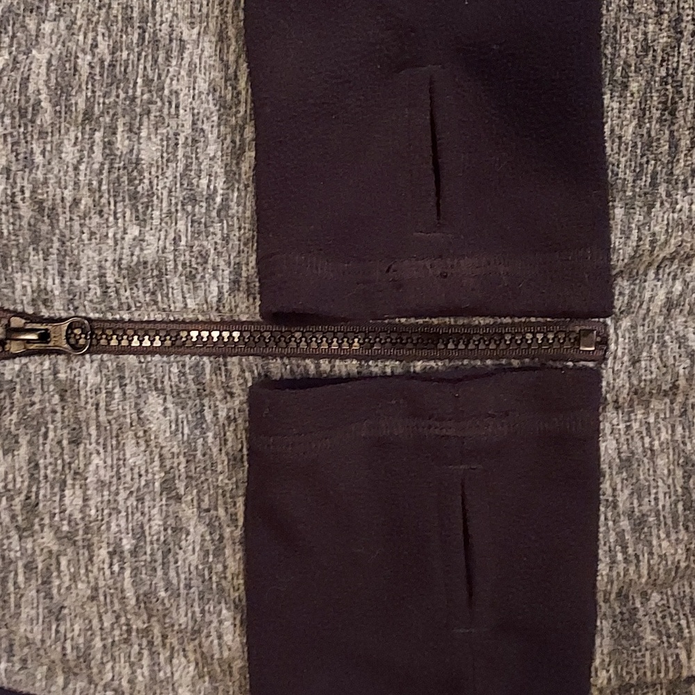 SO Cozycore Grey Black Space Dye 1/4 Zip Thumbholes Activewear Athleisure Top XL - Picture 6 of 9